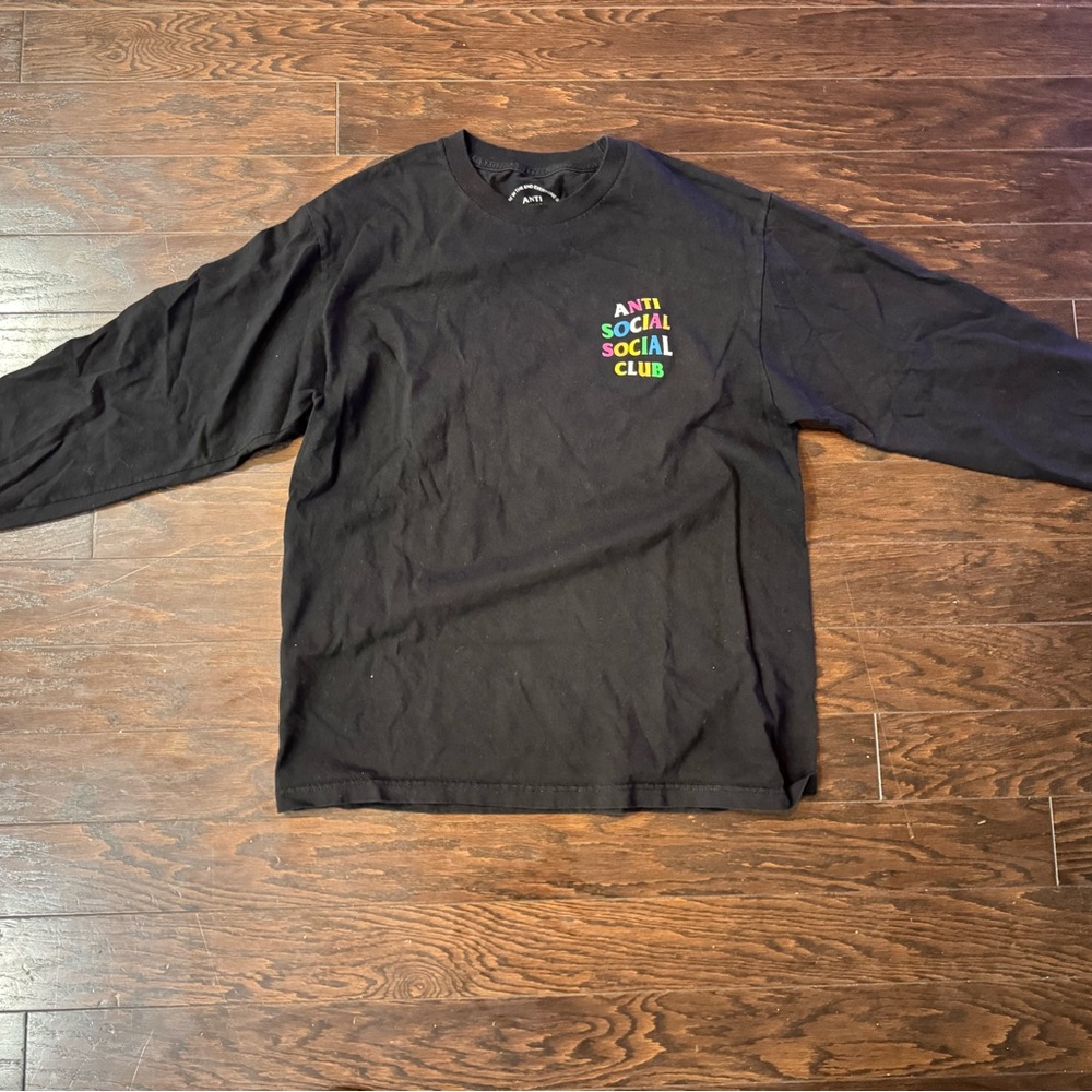 Anti Social Social Club Black Long Sleeve Shirt